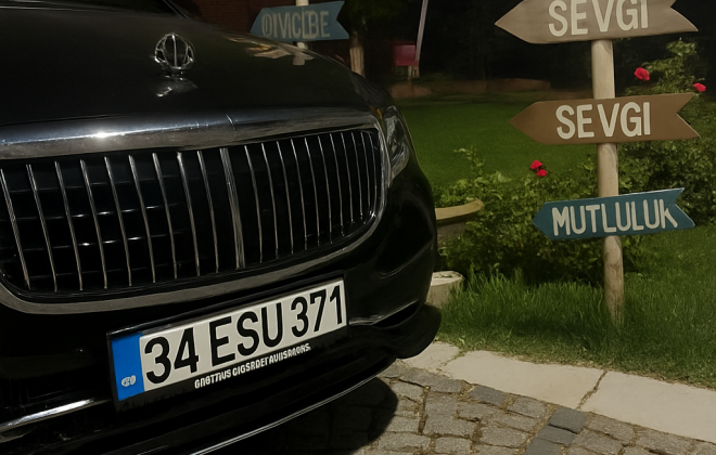 Ankara düğün VIP transfer hizmetinde gelin ve damadın kullandığı lüks araç